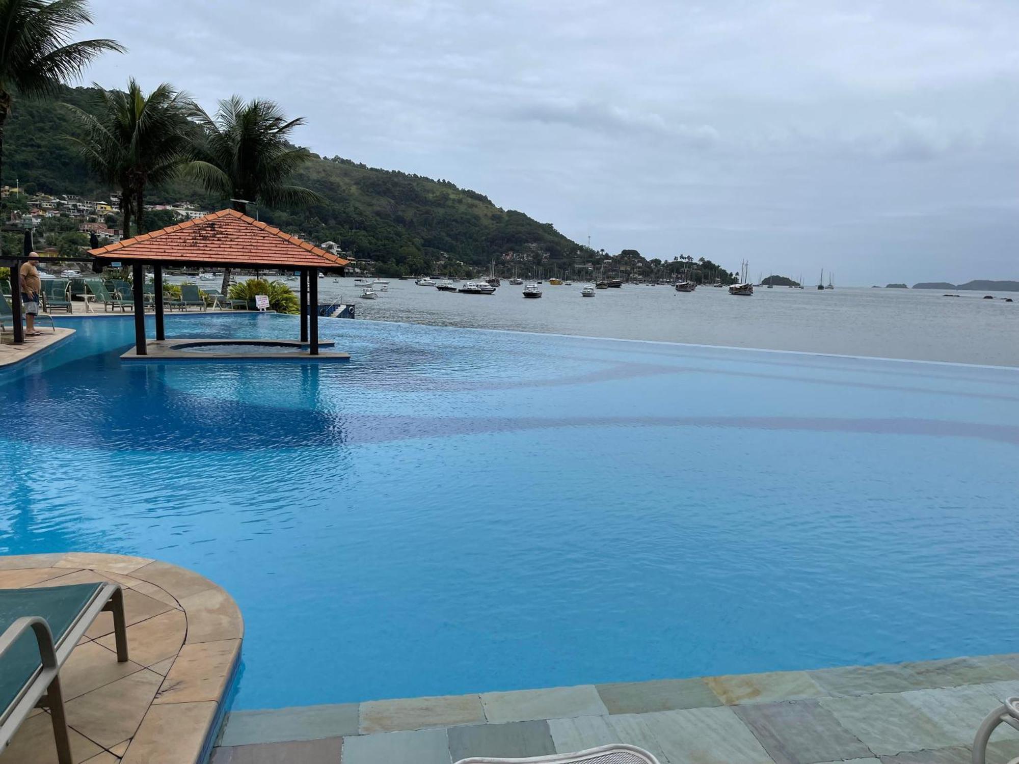 Piscina, Mar E Estilo Em Angra Dos Reis Apartamento Exterior foto